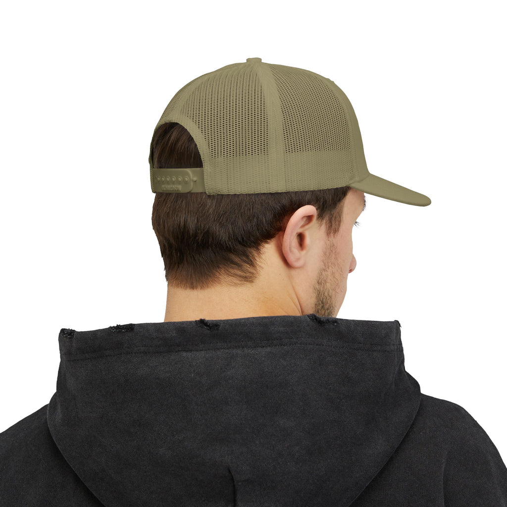 Trucker Cap — Rustic Longhorn Logo Snapback