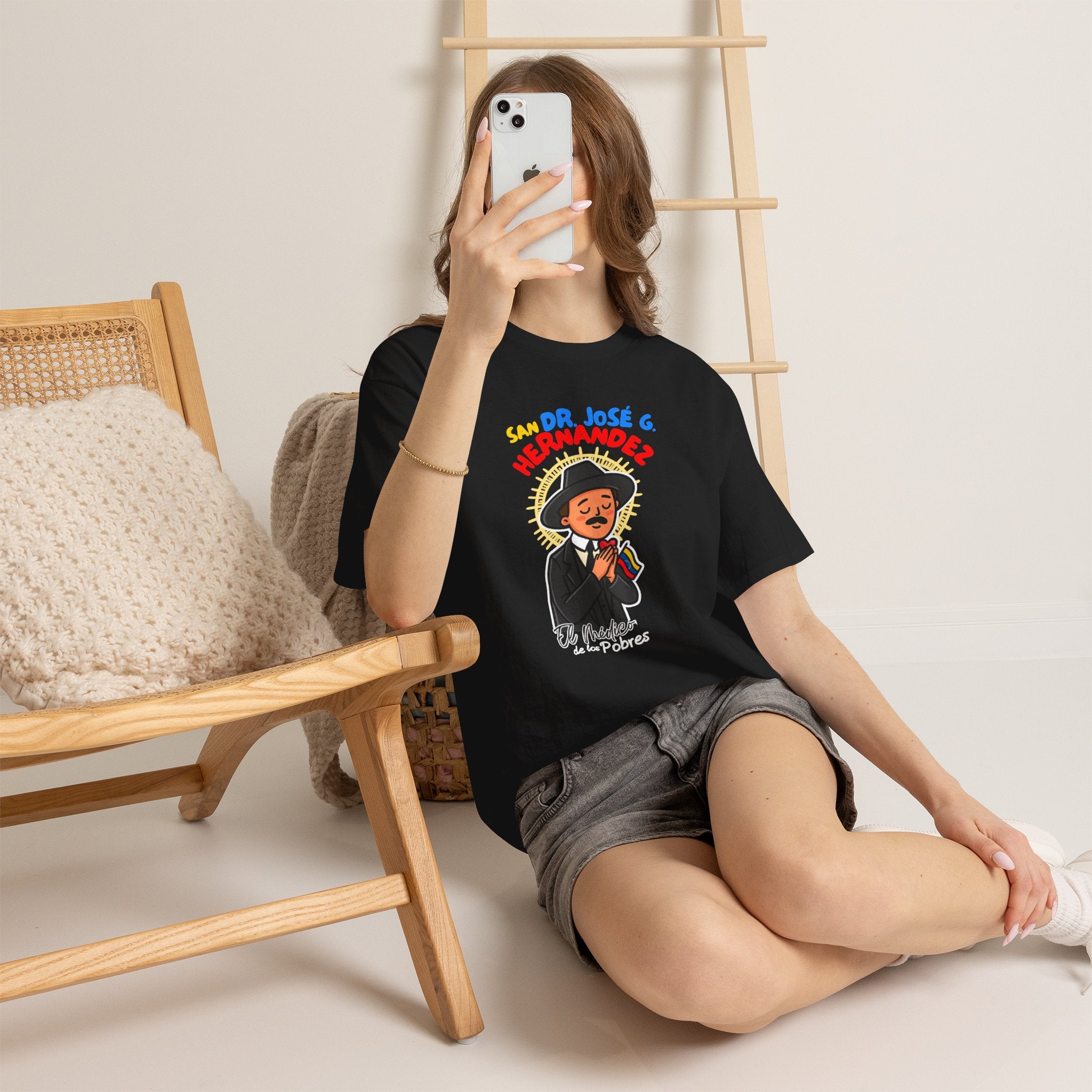 San Jose Gregorio Hernandez Venezuela Saint Tee — Retro Catholic Saint Graphic T‑Shirt
