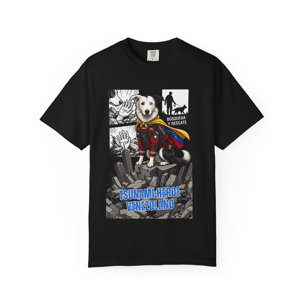 T-Shirt — 'Tsunami Hero Venezuela' Rescue Dog Graphic Tee