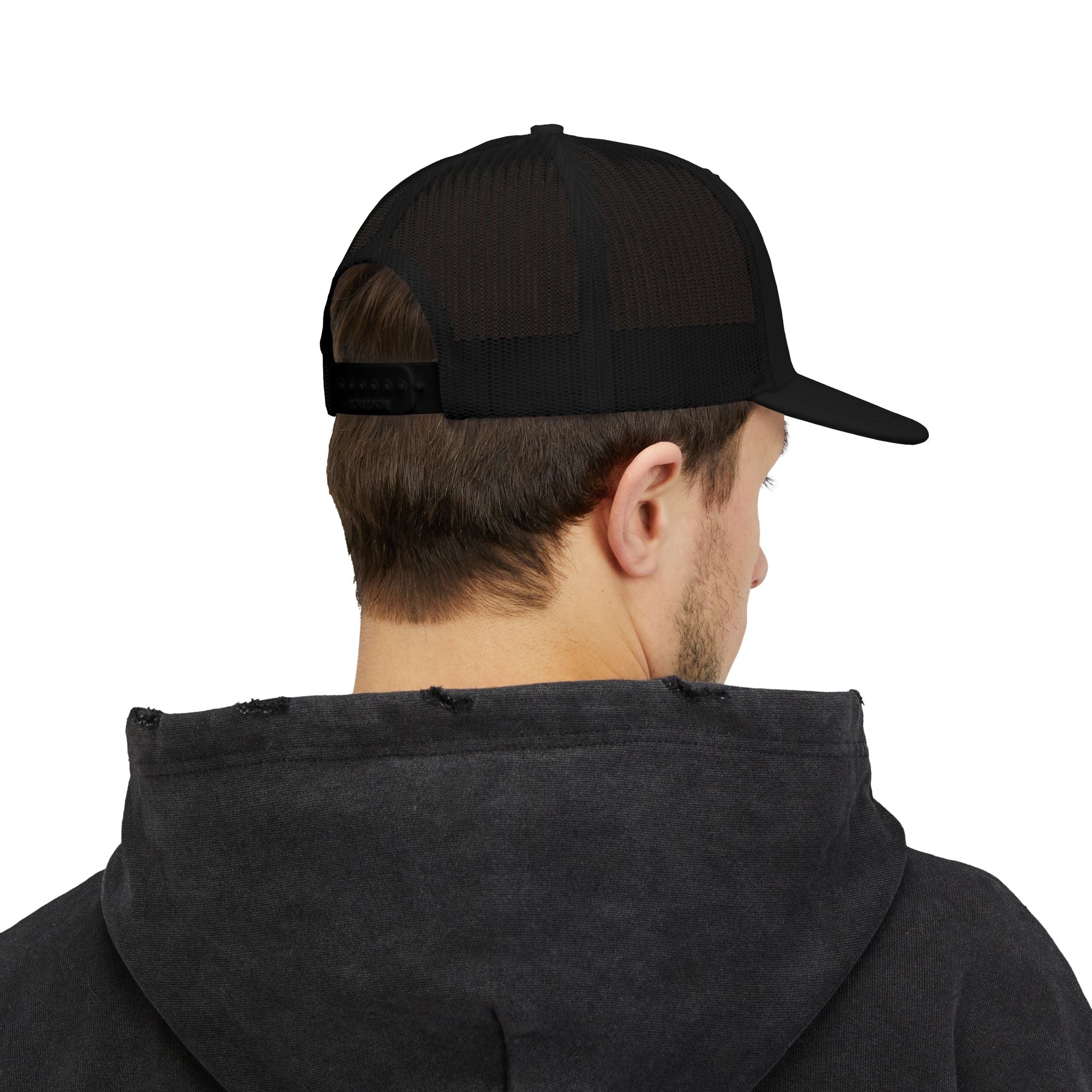 Trucker Cap — Rustic Longhorn Logo Snapback