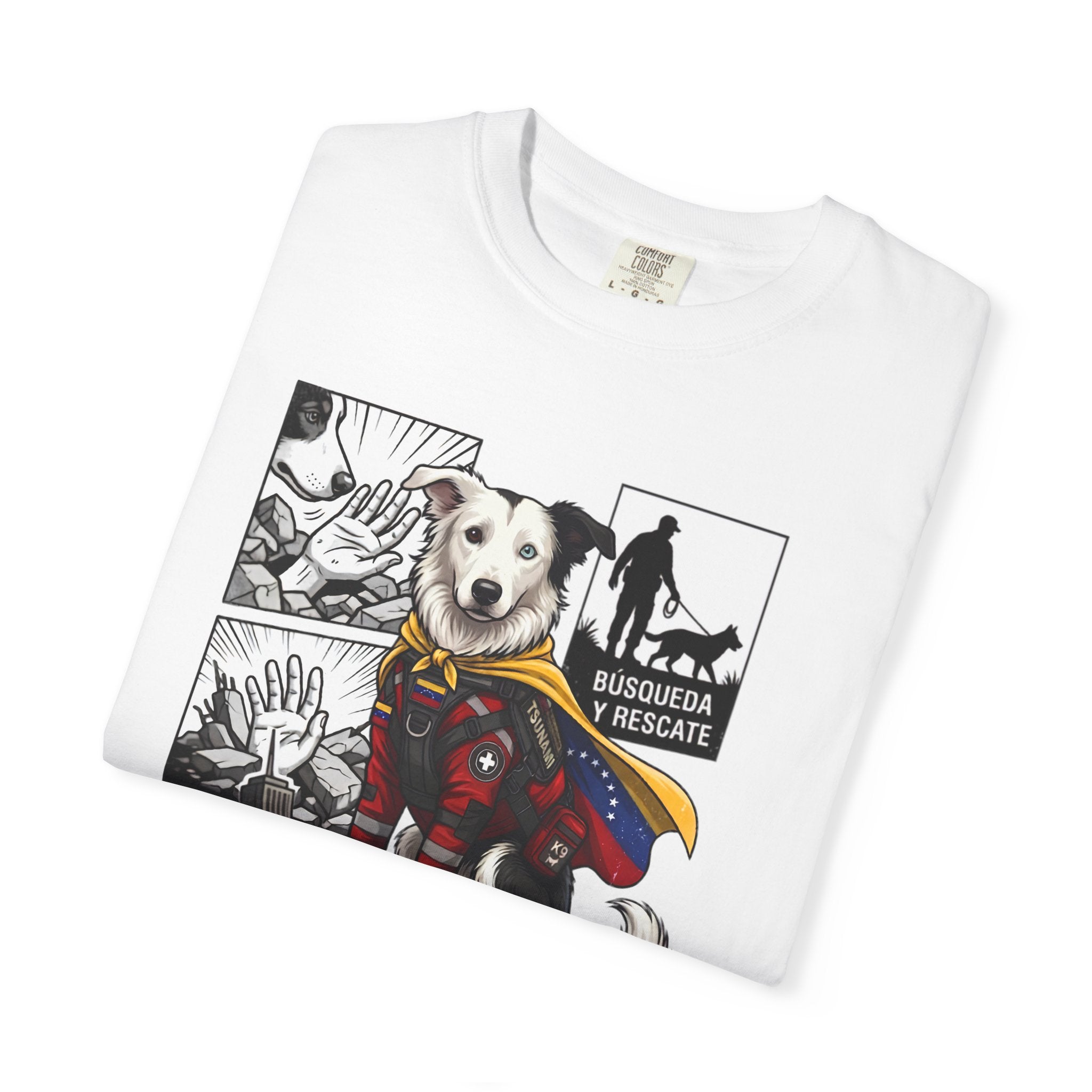 T-Shirt — 'Tsunami Hero Venezuela' Rescue Dog Graphic Tee
