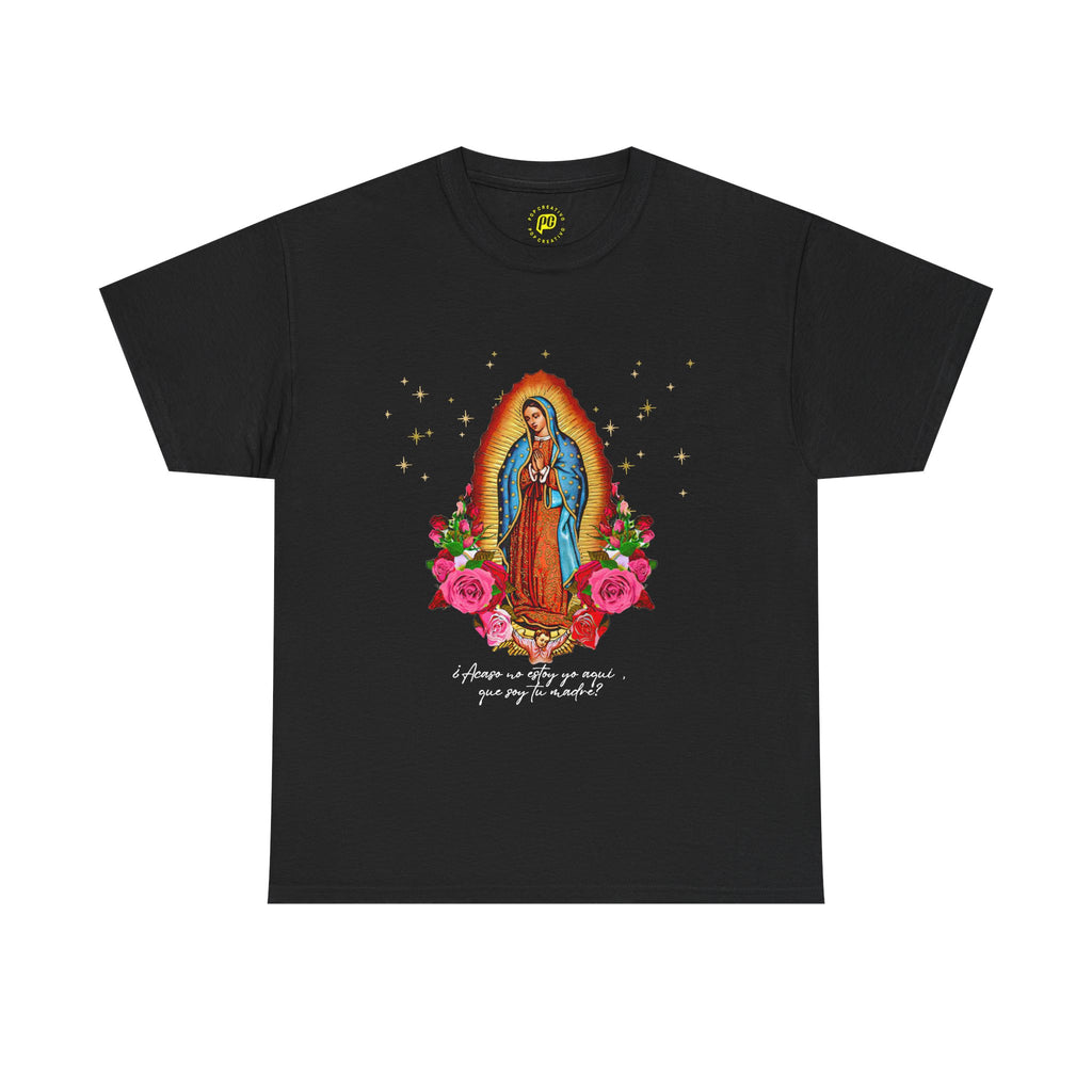 Virgin of Guadalupe T-Shirt — Nuestra Señora de Guadalupe Floral Devotional Tee