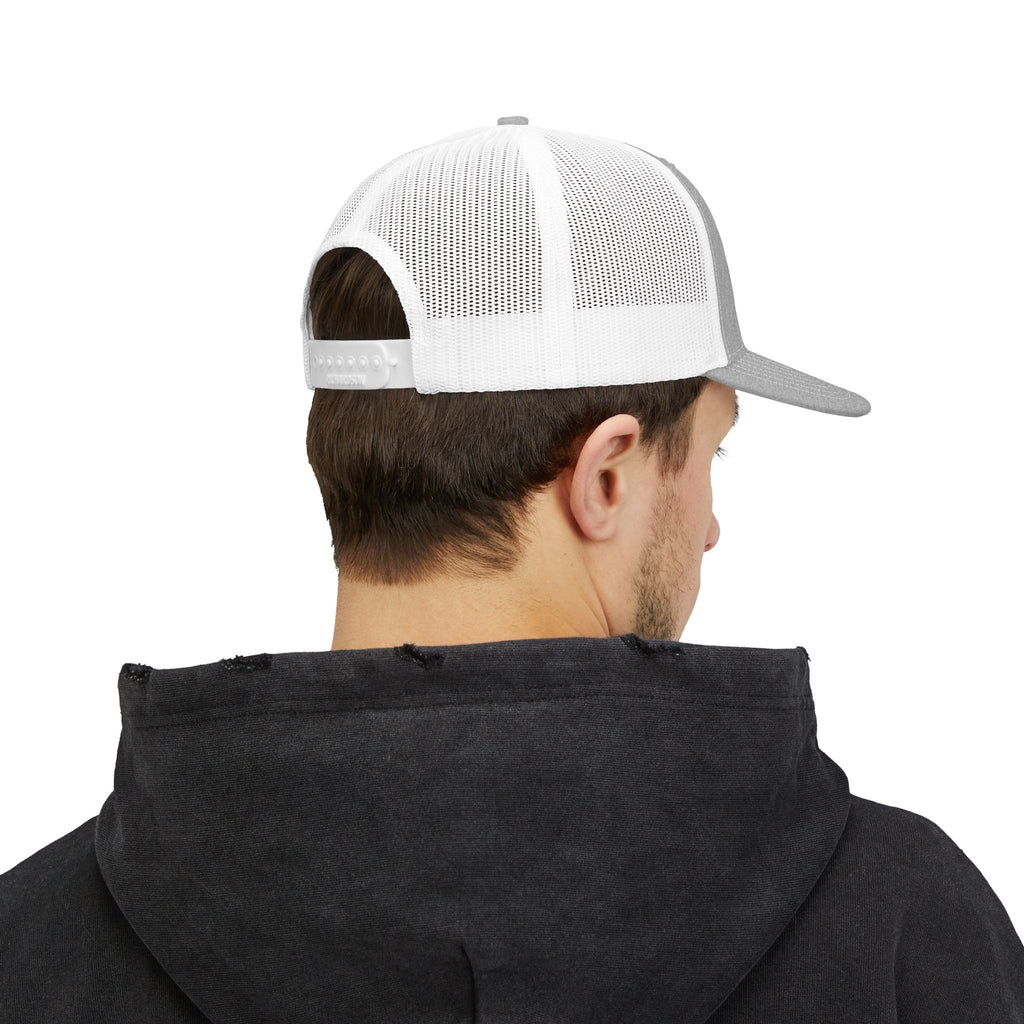 Trucker Cap — Rustic Longhorn Logo Snapback