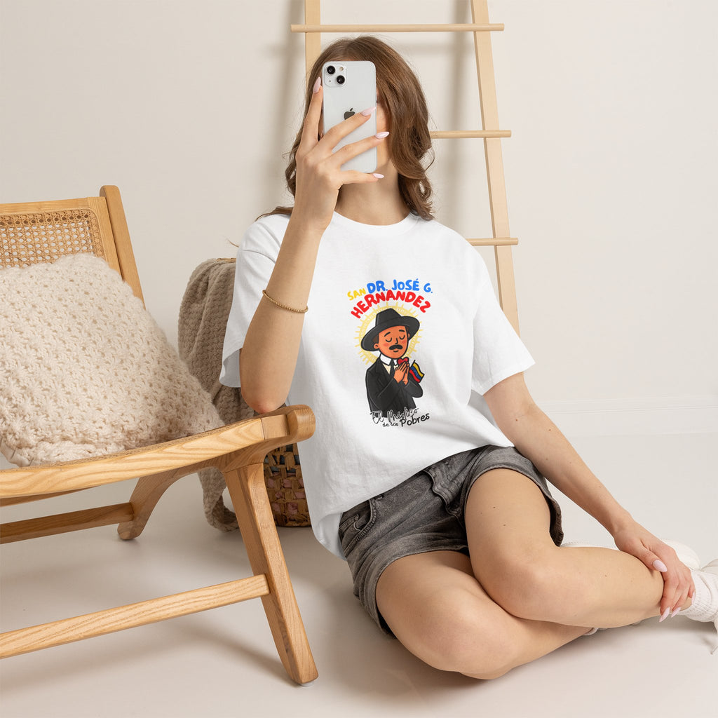 Saint Dr. José G. Hernandez Venezuela Tee — La Paloma Prayer Illustration