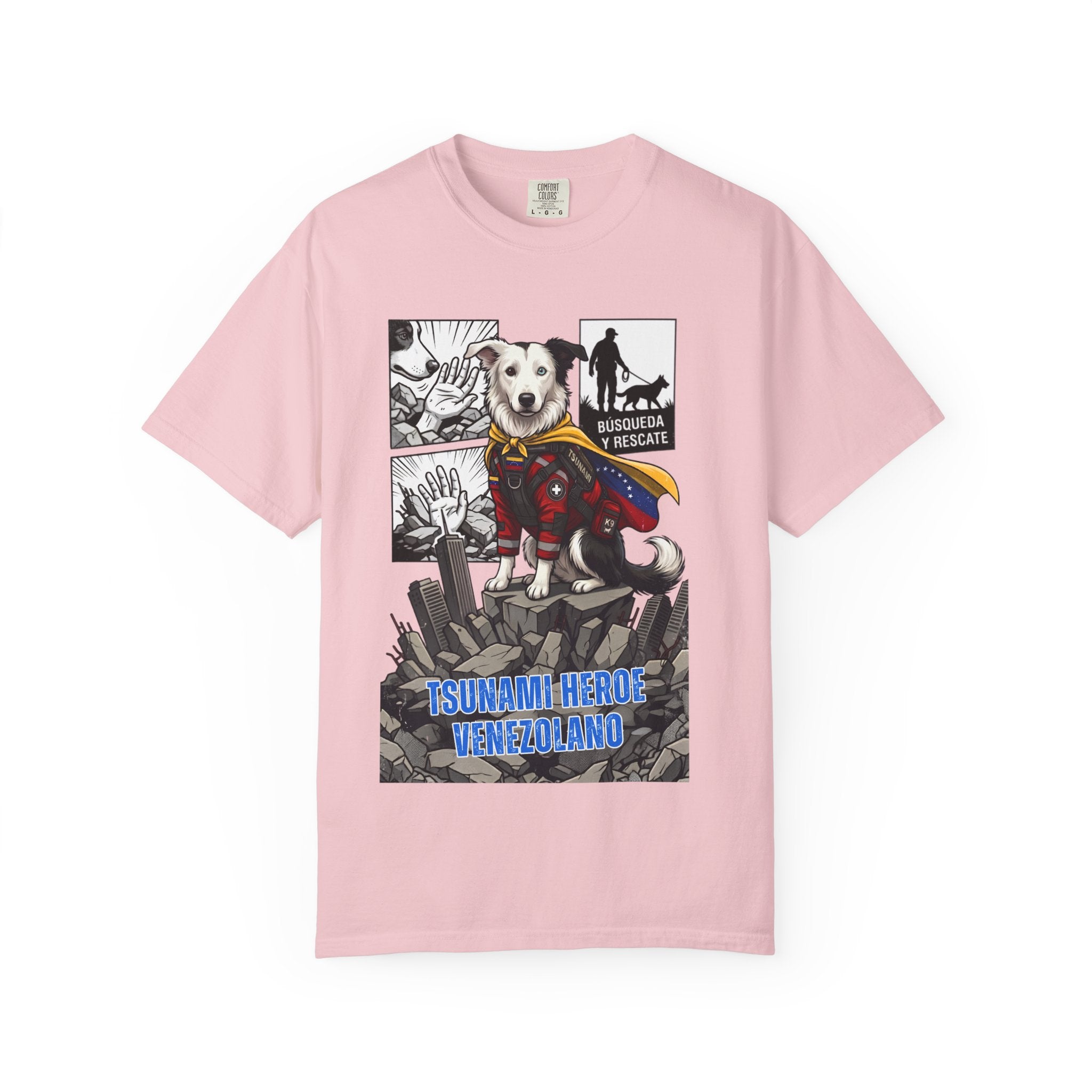 T-Shirt — 'Tsunami Hero Venezuela' Rescue Dog Graphic Tee