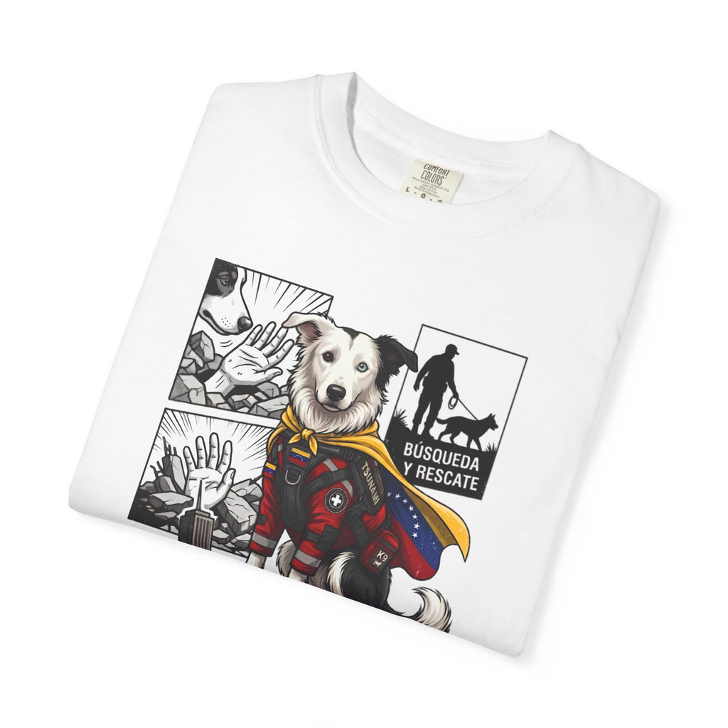 T-Shirt — 'Tsunami Hero Venezolano' Superdog Graphic Tee
