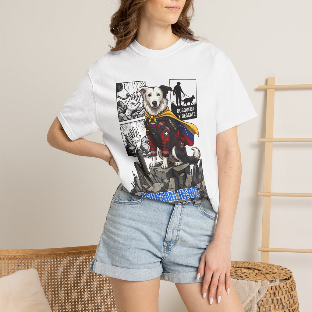 T-Shirt — 'Tsunami Hero Venezuela' Rescue Dog Graphic Tee
