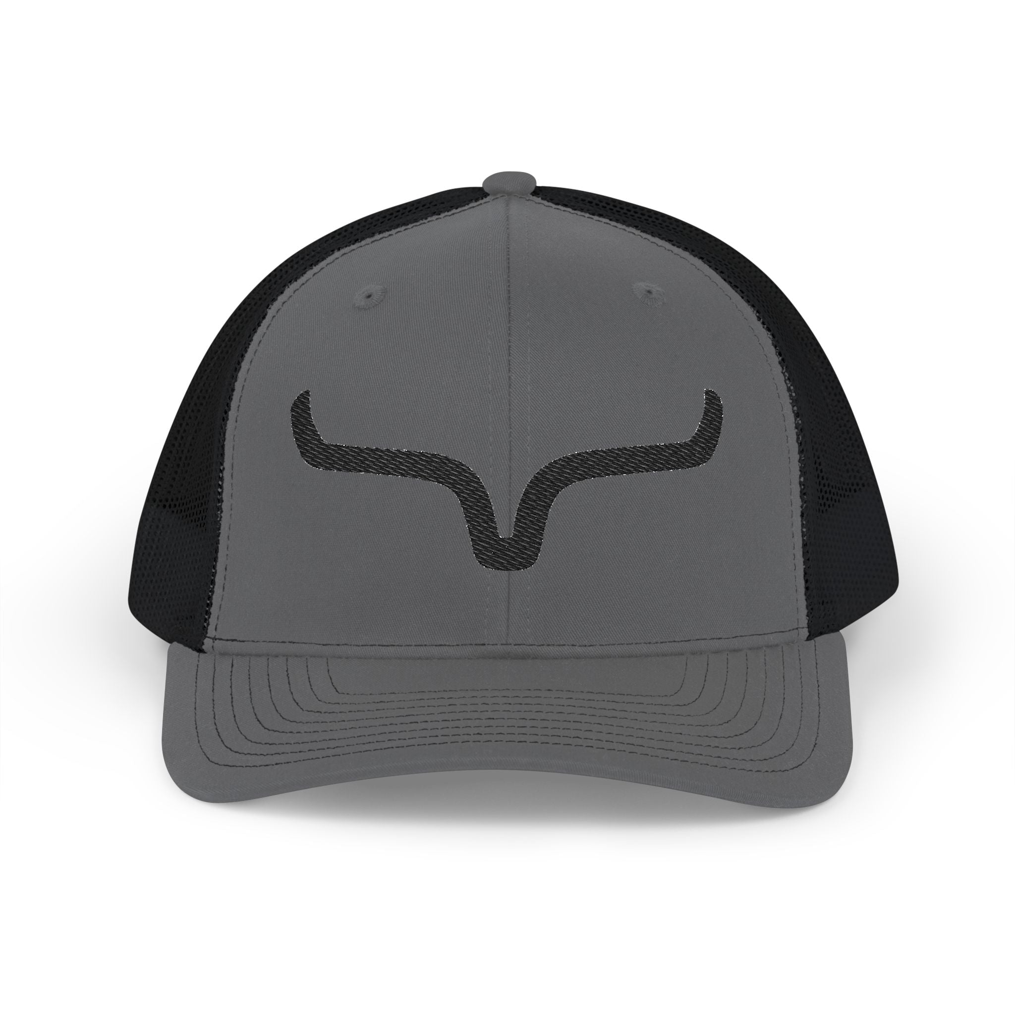 Trucker Cap — Rustic Longhorn Logo Snapback