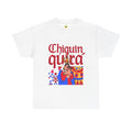 Chinita Virgen de Chiquinquirá Graphic Tee — Latinx Mother & Child Illustration Shirt