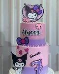 Pack de Caketoppers Motivo Kuromi