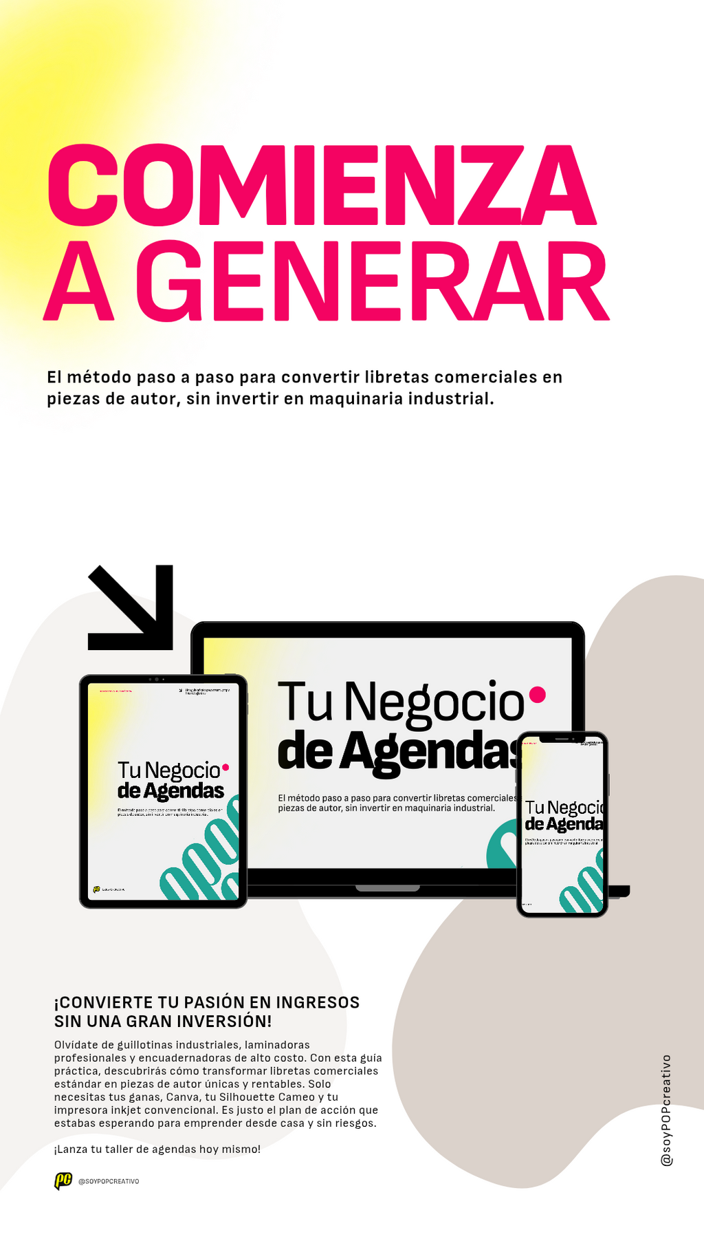 Ebook: Taller de Agendas Sin Máquinas Costosas